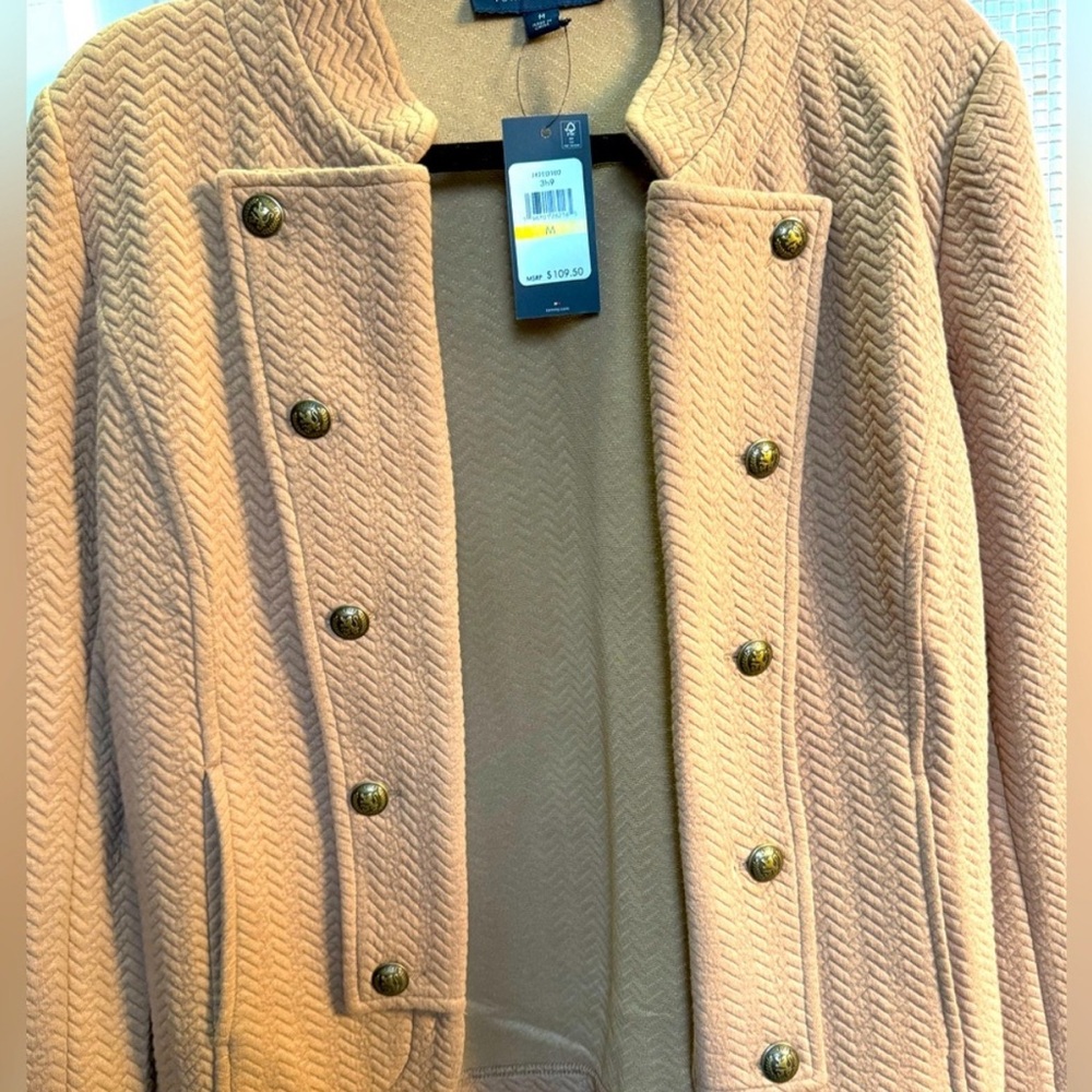 Tommy Hilfiger Ladies XL Khaki Band Jacket